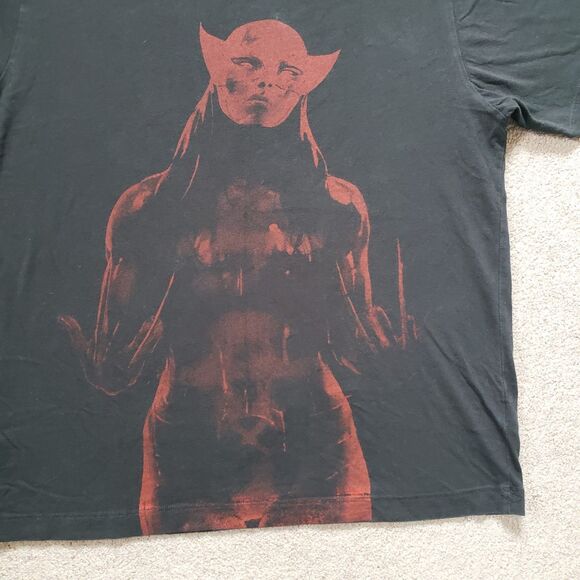 Keron Grant X23 Wolverine Size Medium Egyptian Cotton Mens Black T-Shirt Rare - Picture 2 of 5